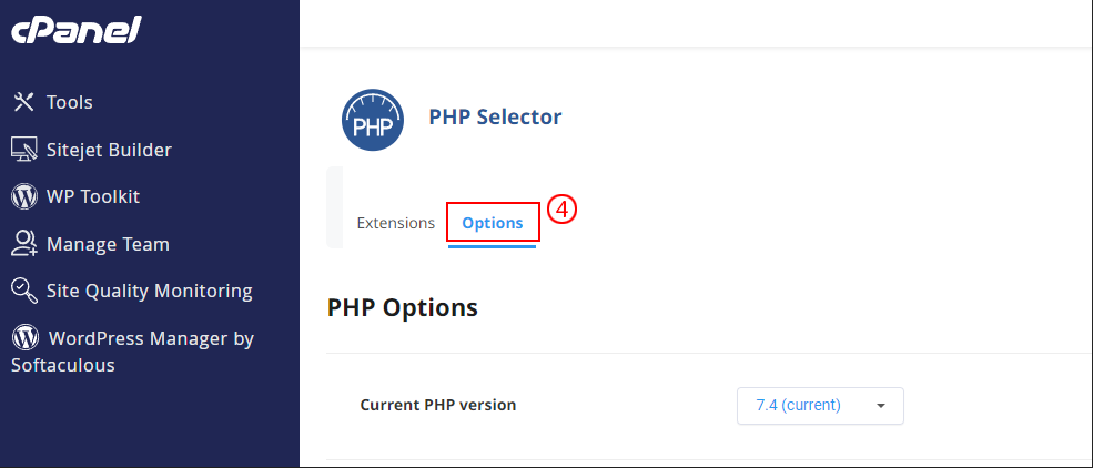 php selector
